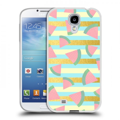 Дизайнерский пластиковый чехол для Samsung Galaxy S4 Кусочки фруктов