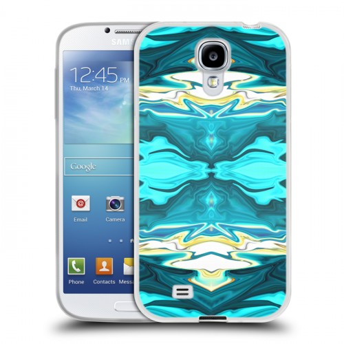 Дизайнерский пластиковый чехол для Samsung Galaxy S4 Цветные агаты