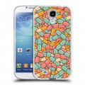 Дизайнерский пластиковый чехол для Samsung Galaxy S4 Разноцветные таблетки