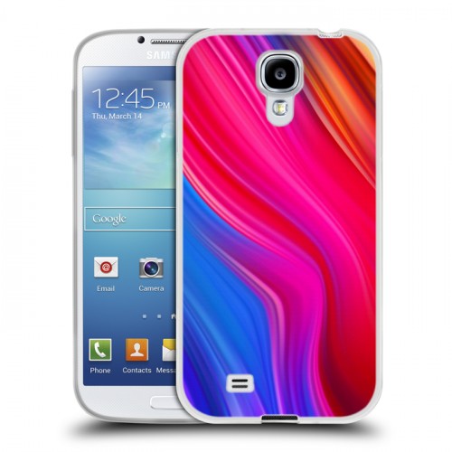 Дизайнерский пластиковый чехол для Samsung Galaxy S4 Размытые краски