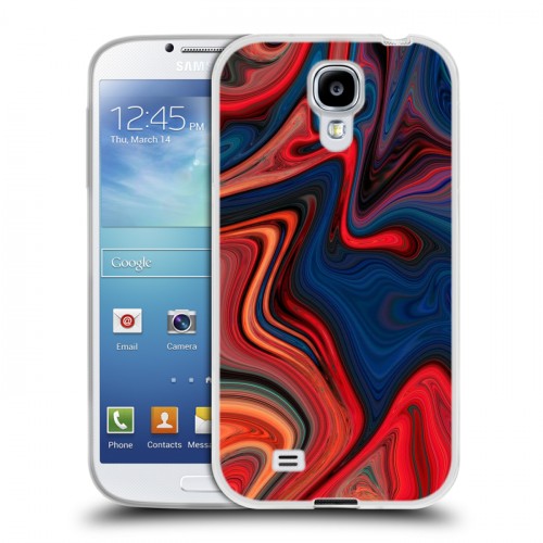 Дизайнерский пластиковый чехол для Samsung Galaxy S4 Размытые краски
