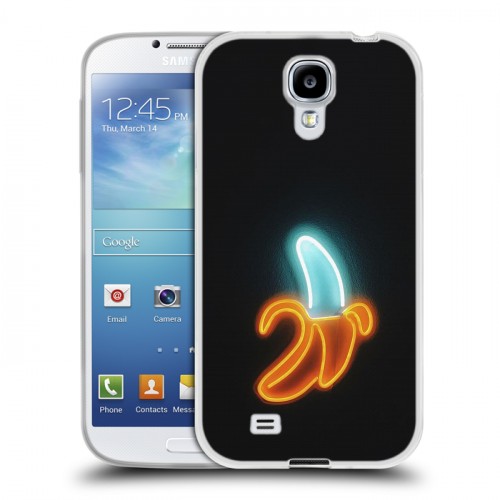 Дизайнерский пластиковый чехол для Samsung Galaxy S4 Неоновые образы