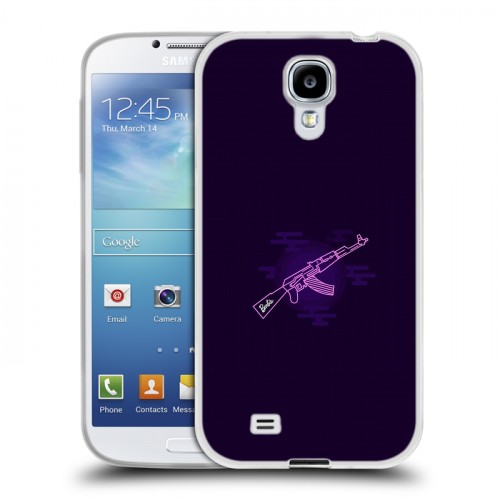 Дизайнерский пластиковый чехол для Samsung Galaxy S4 Неоновые образы