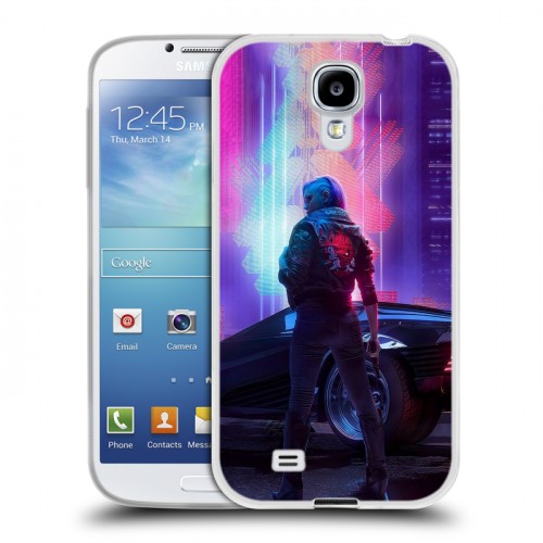 Дизайнерский пластиковый чехол для Samsung Galaxy S4 Cyberpunk 2077