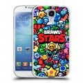Дизайнерский пластиковый чехол для Samsung Galaxy S4 Brawl Stars