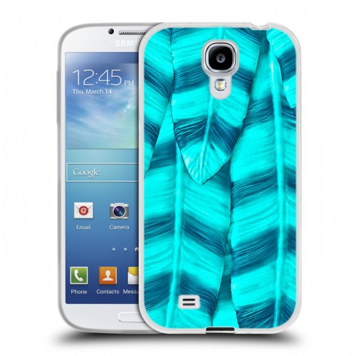 Дизайнерский пластиковый чехол для Samsung Galaxy S4 Контрастные перья