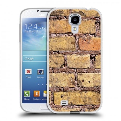 Дизайнерский пластиковый чехол для Samsung Galaxy S4 Кирпич