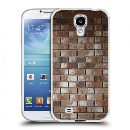 Дизайнерский пластиковый чехол для Samsung Galaxy S4 Кирпич
