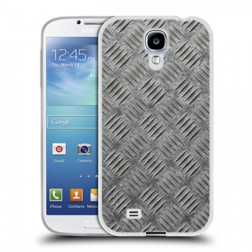 Дизайнерский пластиковый чехол для Samsung Galaxy S4 Металл