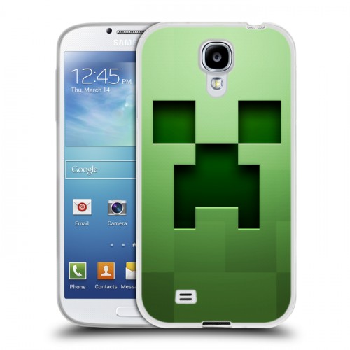 Дизайнерский пластиковый чехол для Samsung Galaxy S4 Minecraft