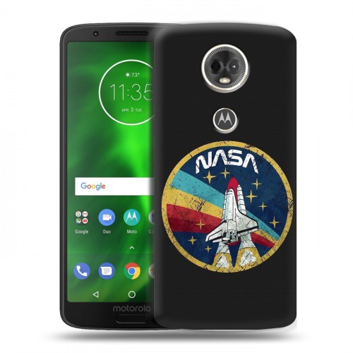 Дизайнерский пластиковый чехол для Motorola Moto E5 Plus NASA
