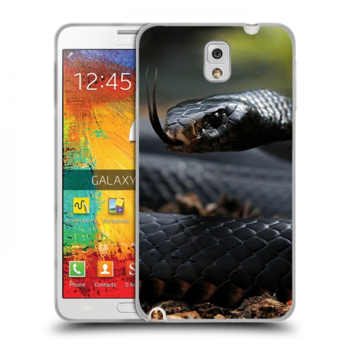 Дизайнерский пластиковый чехол для Samsung Galaxy Note 3 Змеи