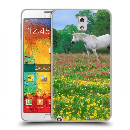 Дизайнерский пластиковый чехол для Samsung Galaxy Note 3 Лошади