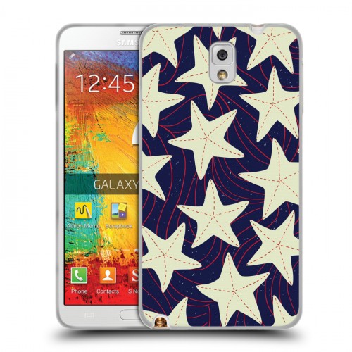 Дизайнерский пластиковый чехол для Samsung Galaxy Note 3 Морские шаблоны