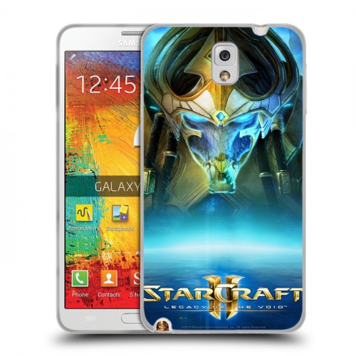 Дизайнерский пластиковый чехол для Samsung Galaxy Note 3 Starcraft