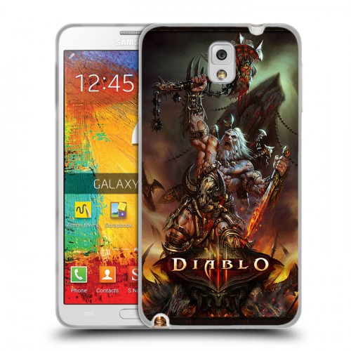 Дизайнерский пластиковый чехол для Samsung Galaxy Note 3 Diablo