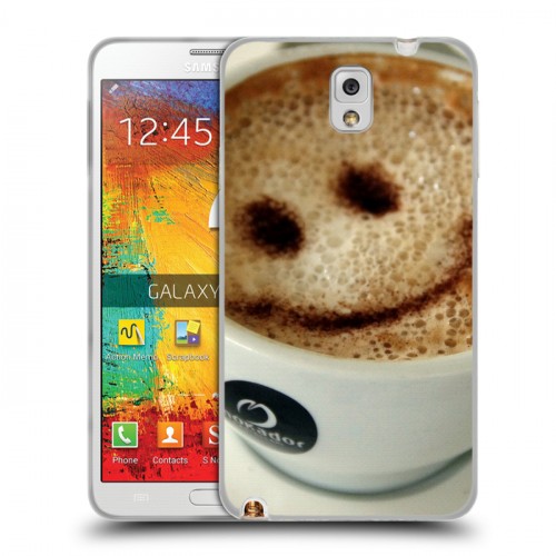 Дизайнерский пластиковый чехол для Samsung Galaxy Note 3 Кофе напиток