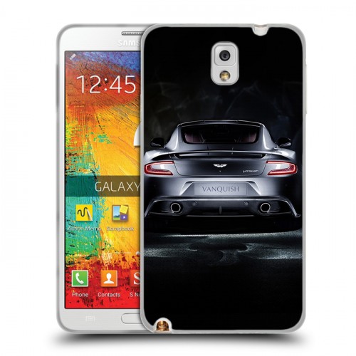 Дизайнерский пластиковый чехол для Samsung Galaxy Note 3 Aston Martin