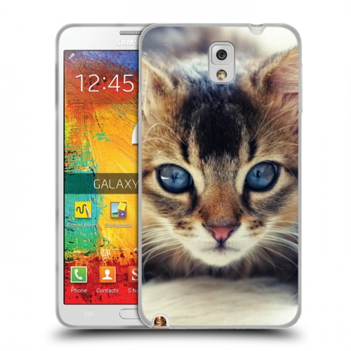Дизайнерский пластиковый чехол для Samsung Galaxy Note 3 Котята