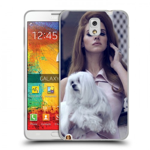 Дизайнерский пластиковый чехол для Samsung Galaxy Note 3 Лан Дел Рей