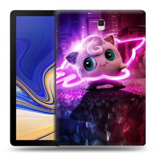 Дизайнерский силиконовый чехол для Samsung Galaxy Tab S4 Покемон. Детектив Пикачу