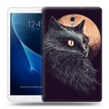 Дизайнерский силиконовый чехол для Samsung Galaxy Tab A 10.5 Мистические кошки