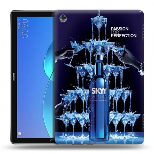 Дизайнерский силиконовый чехол для Huawei MediaPad M5 Lite Skyy Vodka