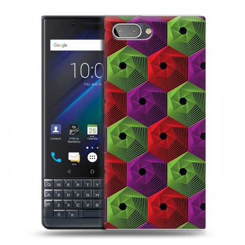 Дизайнерский пластиковый чехол для BlackBerry KEY2 LE Геометрические вихри