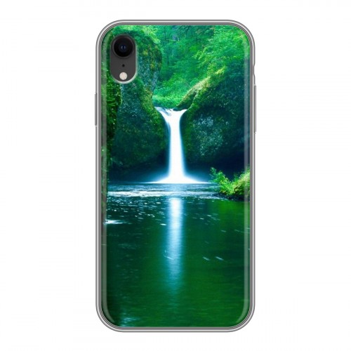 Дизайнерский силиконовый чехол для Iphone Xr Водопады