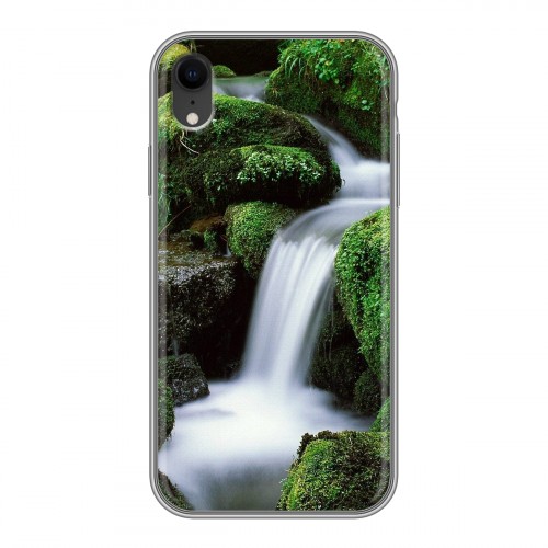 Дизайнерский силиконовый чехол для Iphone Xr Водопады