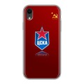 Дизайнерский пластиковый чехол для Iphone Xr ЦСКА