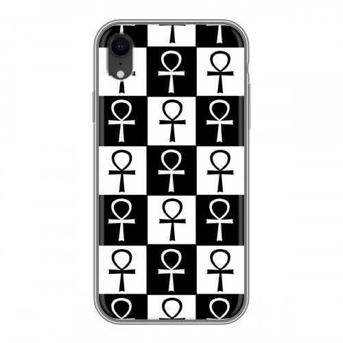 Дизайнерский силиконовый чехол для Iphone Xr Мир крестов