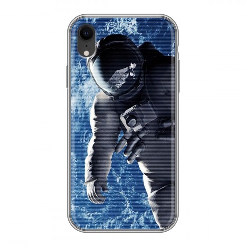 Дизайнерский силиконовый чехол для Iphone Xr Космонавт