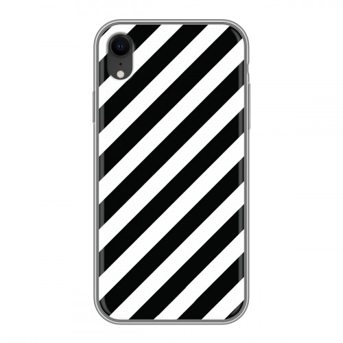 Дизайнерский силиконовый чехол для Iphone Xr Черно-белые фантазии