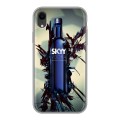 Дизайнерский силиконовый чехол для Iphone Xr Skyy Vodka