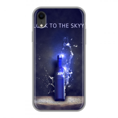 Дизайнерский силиконовый чехол для Iphone Xr Skyy Vodka