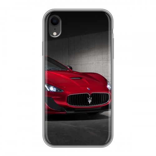 Дизайнерский силиконовый чехол для Iphone Xr Maserati
