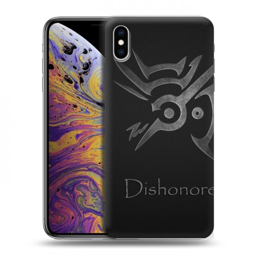 Дизайнерский силиконовый чехол для Iphone Xs Max Dishonored 2