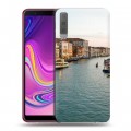 Дизайнерский силиконовый с усиленными углами чехол для Samsung Galaxy A7 (2018) венеция