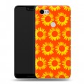 Дизайнерский силиконовый чехол для Google Pixel 3 XL Монохромные цветы
