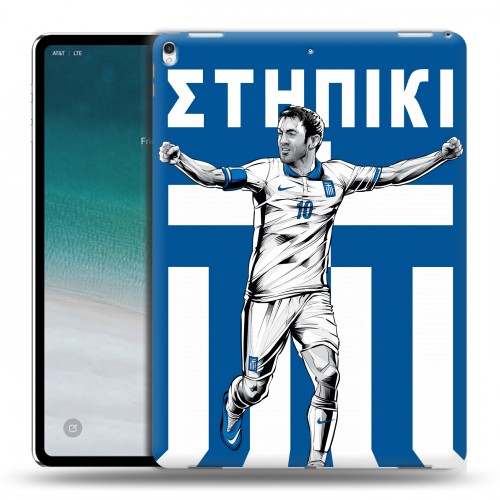 Дизайнерский силиконовый чехол для IPad Pro 12.9 (2018) Флаг Греции