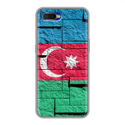 Дизайнерский силиконовый чехол для OPPO RX17 Neo Флаг Азербайджана
