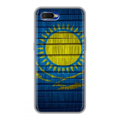 Дизайнерский силиконовый чехол для OPPO RX17 Neo Флаг Казахстана