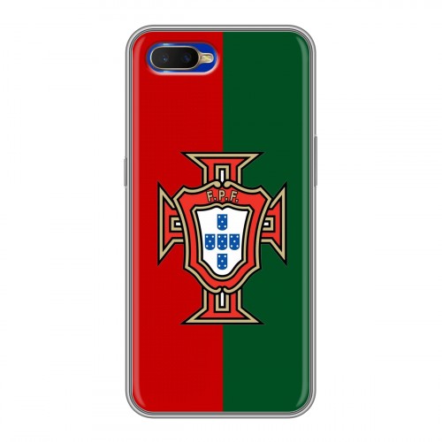 Дизайнерский силиконовый чехол для OPPO RX17 Neo Флаг Португалии