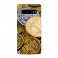 Дизайнерский силиконовый чехол для Samsung Galaxy S10 Текстуры денег