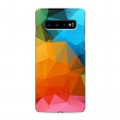 Дизайнерский силиконовый чехол для Samsung Galaxy S10 Геометрия радости