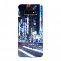 Дизайнерский пластиковый чехол для Samsung Galaxy S10 Plus Токио