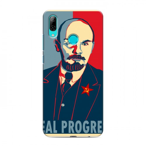 Дизайнерский пластиковый чехол для Huawei P Smart (2019) Владимир Ленин