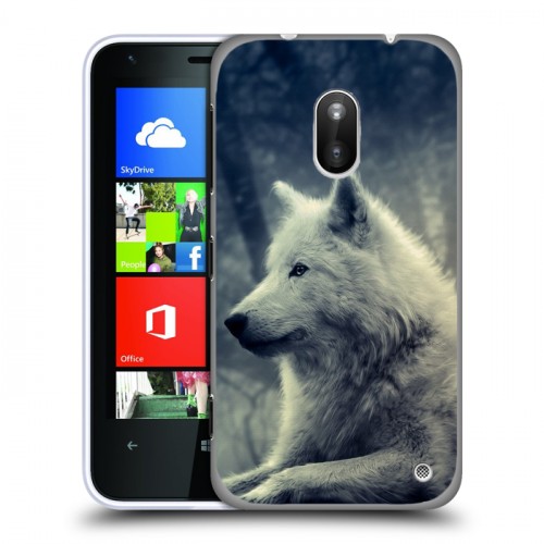 Дизайнерский силиконовый чехол для Nokia Lumia 620 Волки