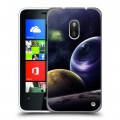 Дизайнерский силиконовый чехол для Nokia Lumia 620 Галактика